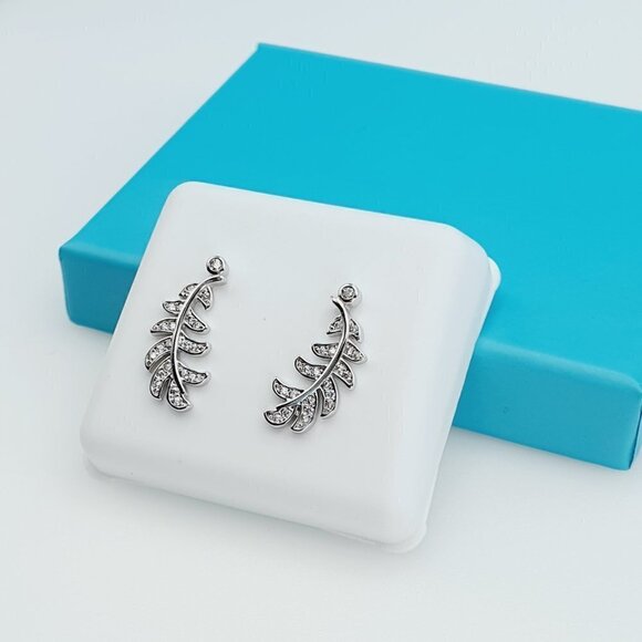 "925 Sterling Silver CZ Beautiful Earrings for Women, 1USPAR4183 - Picture 11 of 11